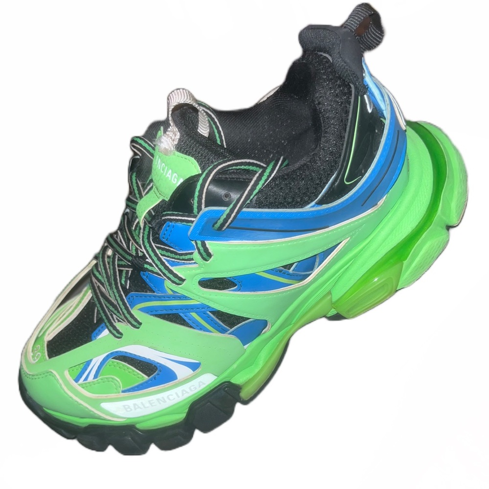 Balenciaga Track Sneaker 'Blue Green' *Used* - Picture 4 of 8